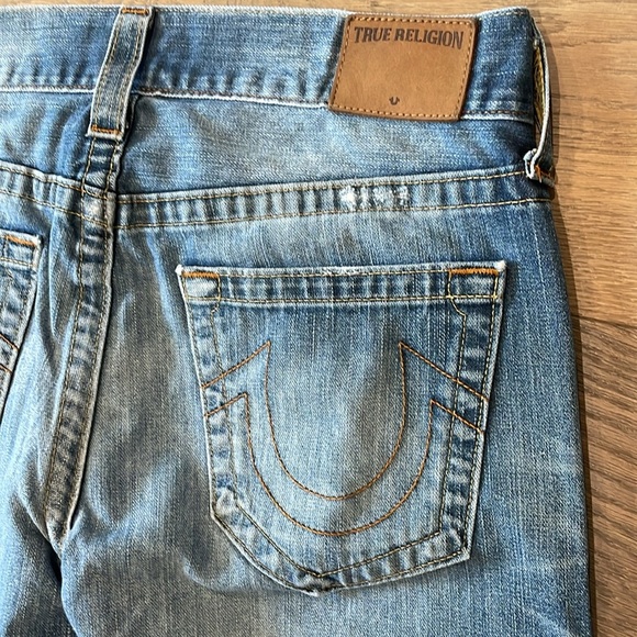 True Religion Men’s Ricky Relaxed Straight Jeans 32x33 - Picture 13 of 16